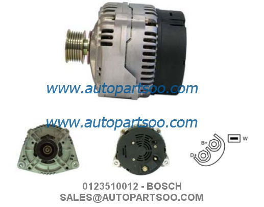 0123510012 0123510039 Bosch Alternator 12v 120a Alternadores For