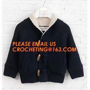 China Stylish warm korean fur knitted new style, kid coat sweaters, China manufacturer quality new design wool baby sweater de supplier