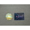 Laser Hologram Printed Holographic Security Stickers / Shiny Sticker Labels Roll