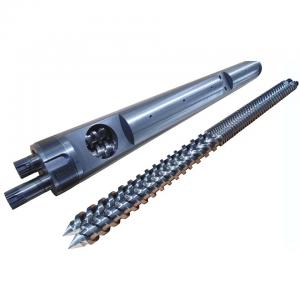 China Plastic Extruder Nitrided Screw Barrel / Nitrided Twin Screw Barrel supplier