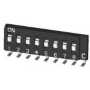 Right Angle SMD Single / Dual Inline Package DIP Switch With Holder