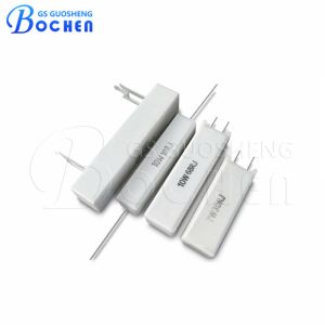 China SQM Vertical 0.33 ohms 5W Cement Resistor Shock Resistant Ceramic Resistor for Power Adapters and Audio Equipment wholesale