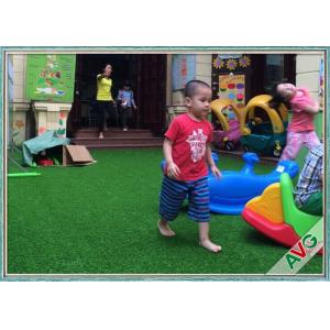 Non Infill Needed Durable Playground Synthetic Grass Mat Synthetic Turf Soft Grass For Kids