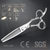 China 6.0 Inch Silver Professional Hair Thinning Shears High Smoothness Precise Cutting wholesale