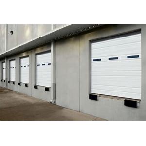 China Roller Shutter Industrial Sectional Door 380V 40mm With Windows supplier