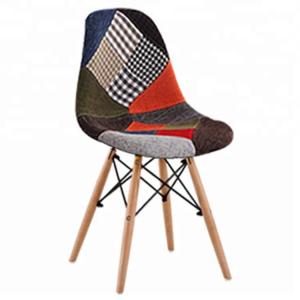 China Stable Patchwork Dining Chairs With Crossover And Triangular Structure wholesale