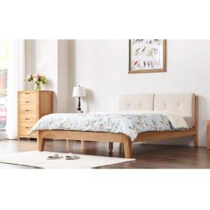 China High Grade All Wood Bedroom Furniture , Modern Home White Oak Bedroom Furniture wholesale