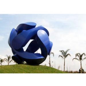 Giant Painted Stainless Steel Metal Outdoor Sculpture For Public