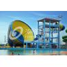 China Adult Fiberglass Water Slides 16m Height 4 Persons / Time 42*60m Floor Space for Water Park wholesale