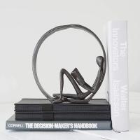 7 Inch Encircled Reader Outdoor Metal Sculpture Decorative Sculptures And Figurines