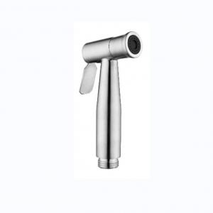 China Light Grey Bathroom Accessory Handheld Bidet Sprayer Set with Faucet and Self Cleaning supplier