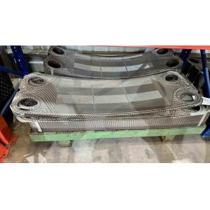 China Patrón de herringbone Nuevas placas de intercambiador de calor con gasket con conexión de placa pegada wholesale