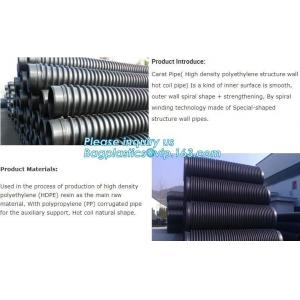 China CARAT PIPE, hdpe ldpe pipe,wall pipe,water supply pipe,Steel mesh skeleton plastic composite pipe,Gas pipeline, Water su supplier