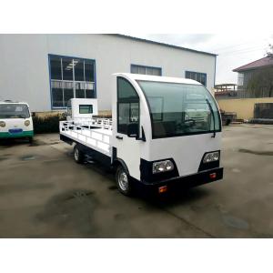 China Customized Electric Platform Truck , Enclosed Cab battery operated platform truck supplier