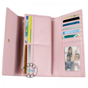 China Elegant Lady Women  Wallet Long Purse pu Leather Wallet,OEM and ODM welcome supplier