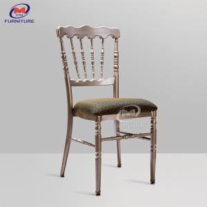 Adjustable Metal Banquet Chairs Chiavari Silver Wedding Chairs