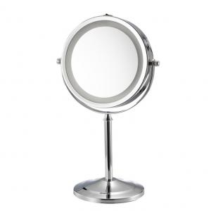 China European style fill light dressing table mirror HD double-sided beauty mirror bedroom bathroom metal vanity mirror supplier
