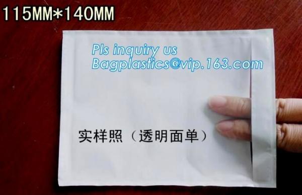 TNT DHL shipping packing list document envelopes, packing list padded envelope,