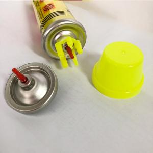 yellow Non Leakage Butane Gas Lighter Refill For Candle Lighting