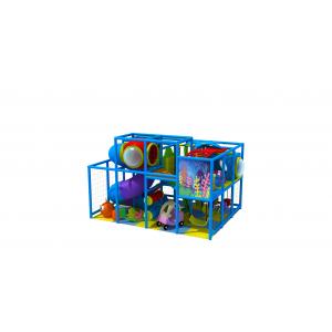 Blue Mini Size Kids Indoor Playground Equipment For Small Space KP190724