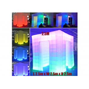 2.5m Height Inflatable Photo Booth , Various Color Blow Up Photo Booth