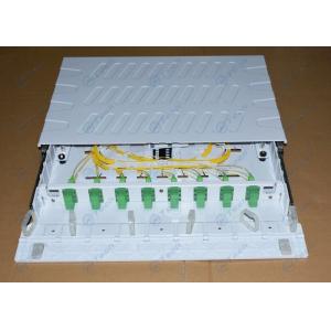 China Light Weight 24 Port SC Fiber Patch Panel , Fiber Cable Patch Panel ABS / PC Material wholesale