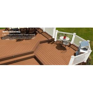 China Solid WPC Composite Decking Quick And Simple Installation Decks supplier