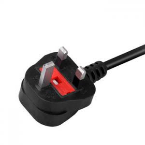 China Custom Color Uk Plug To C5 3 Pin Laptop Power Lead PVC Copper Material supplier
