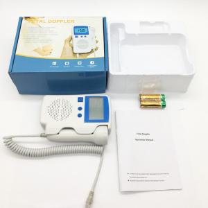 China 3MHz 210bpm Medical Equipment Rechargeable Battery Handheld Fetal Doppler supplier