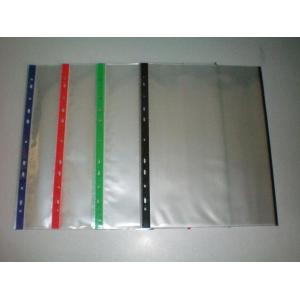 11 holes A4 PP Color  Sheet Protector Page Protector for office documents