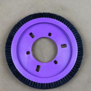 China Textile Stenter Brush Pig Hair Wheel Brush LK Monforts Bobcock For Textile Machine Parts supplier