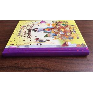 Thread Sewing Hardbound Book Printing UV Coating For Coloring Baby Photo Book