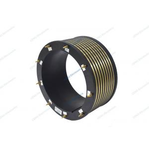 Power Carbon Brush Electrical Slip Ring With Through Bore For Industry