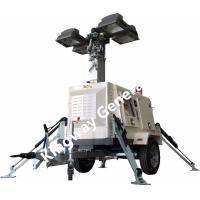 China 9m Lifting Height Light Tower Kubota Engine For Construction Site on sale