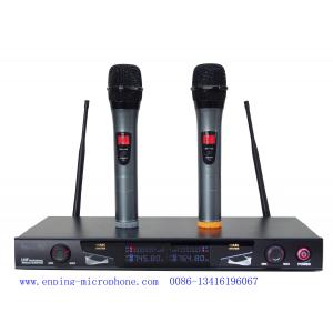 China UM-1029 professional  double handheld VHF wireless microphone with screen  / micrófono / good quality supplier
