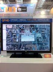 Super FHD Monitor, resolution of 3840*2160,4-Full HD Display