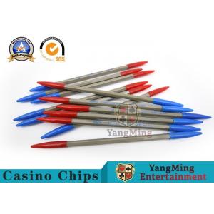 Baccarat Casino Gambling Games Dedicated 2 Functions Blue / Red Ball Pen