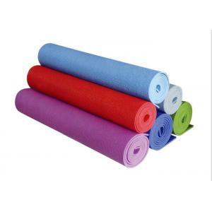 China Anti Slip Home Yoga Mat / Fitness Exercise Mat Thickness Optional For Ladies Exercise supplier