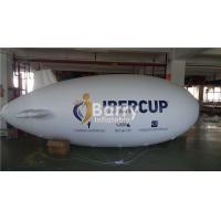China 4m Flying Inflatable Advertising Products Blimp Shape Helium Balloon Fire Resistance on sale