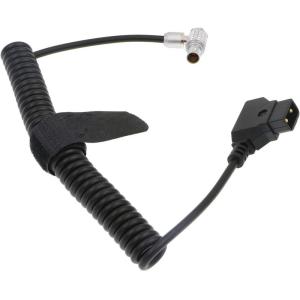 China Antón D-TAP a Lemo 2 Pin Male Camera Power Cable 2 de ángulo recto Pin Coiled para Teradek ARRI supplier