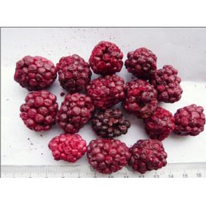 China Raw Fruit Flavour Freeze Dried Blackberries Soft Texture Good For Health supplier