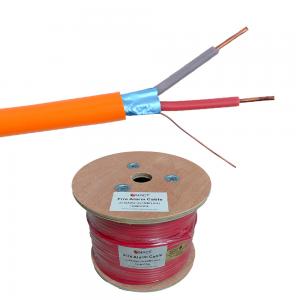 China Fire Resistant ABS Alarm Cable 2x2x0.5 with White PVC Jacket and Copper Conductor supplier