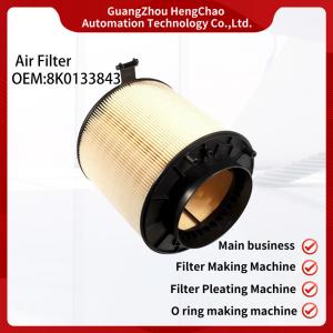 China Air Cleaner Manufacturing Equipment Produce Car Engine Auto Air Filter Air Cleaner OEM 8k0133843 supplier