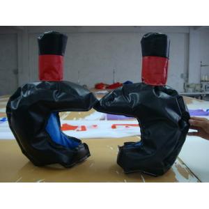 China Inflatable Amusement Park With Sumo Suit Helmets For Inflatable Sport Games supplier
