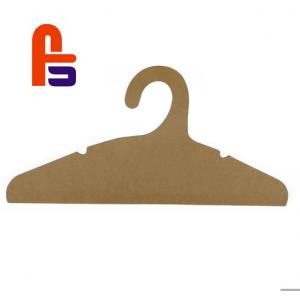 China Brown Custom Cardboard Hangers Hot Stamping Surface supplier