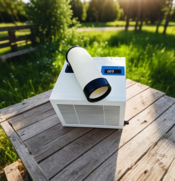 portable air conditioner with drainage free and all-in-one design,no installation