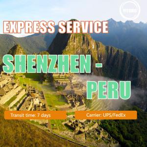 International Courier Express Service from Shenzhen China to Peru