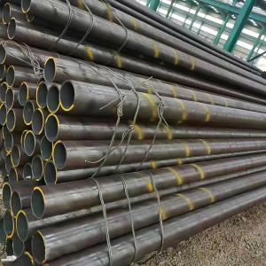 China Round Erw Welded Mild Carbon Steel Pipe Grade B A36 Schedule 80  40 10 supplier