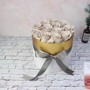 Free shipping natural fresh preserved roses packing in gift box