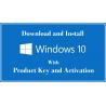 100% Online Activation Microsoft Windows 10 Pro Key Code License Sticker Valid